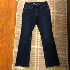 Old Navy mid-rise kicker boot cut jeans - size 0 petite